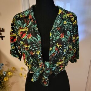 Jurassic Park Hawaiian button down (Large)